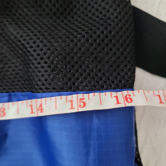 BeeGreen Blue Large Capacity Mesh Drawstring Backpack - Picture 11 of 14